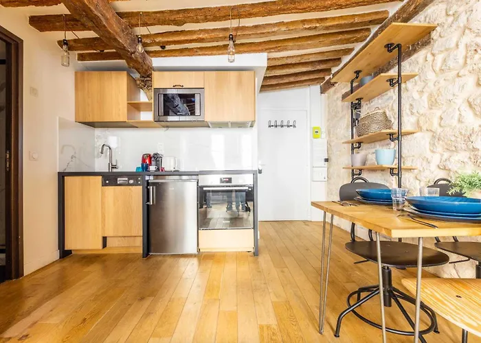 Elegant Loft Au Style Authentique Avec Verriere Lejlighed Paris